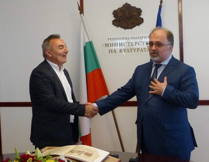 Новият министър на културата Кръстю Кръстев официално встъпи в длъжност