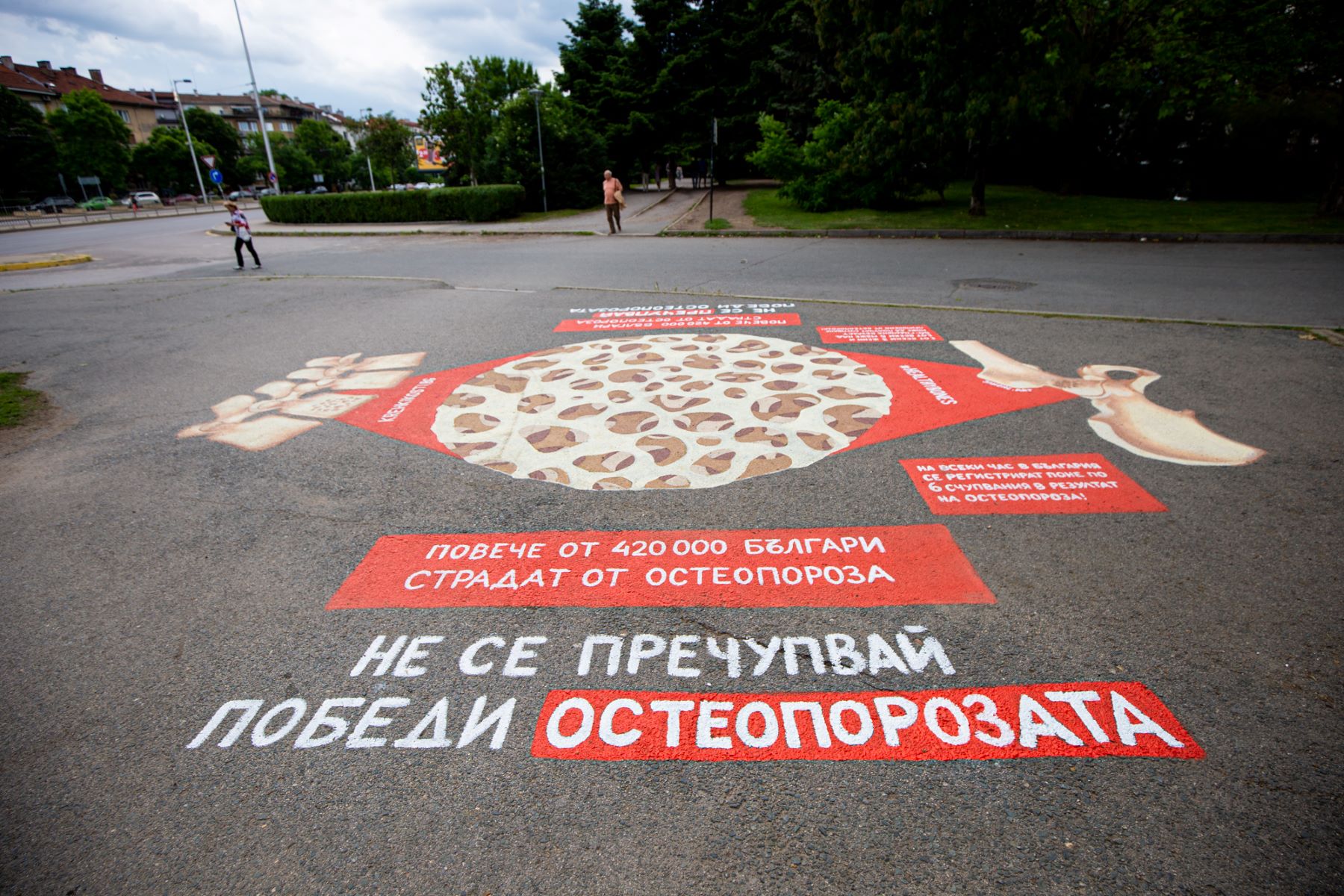 Арт проект предупреждава за опасността от остеопороза (СНИМКИ)