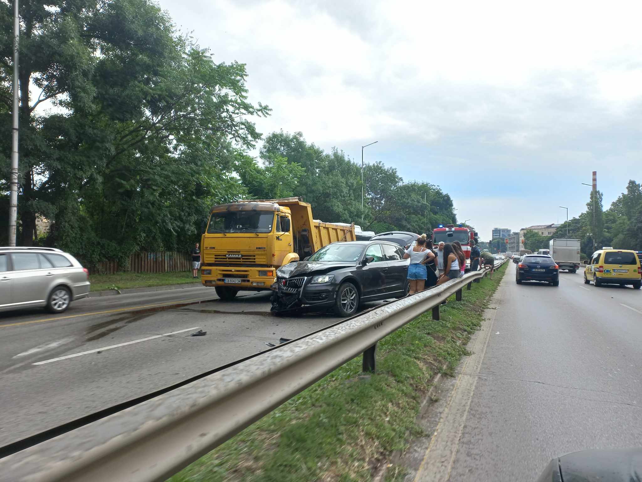 Тежка катастрофа в района на Сточна гара в София