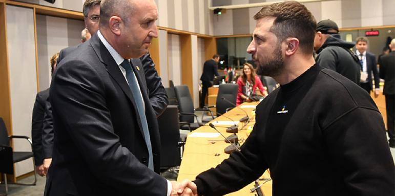 Володимир Зеленски: Ще се срещна с президента Румен Радев