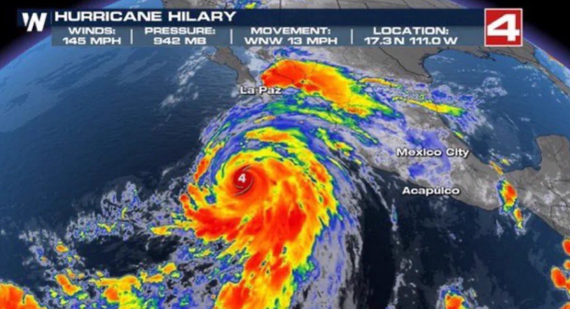 Очакват се катастрофални наводнения в югозападната част на САЩ заради урагана „Хилъри”