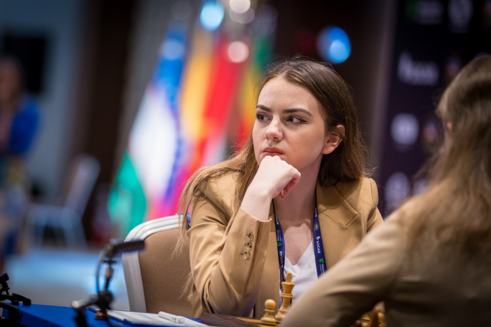 Нургюл Салимова с реми в първата партия от финала на Световната купа