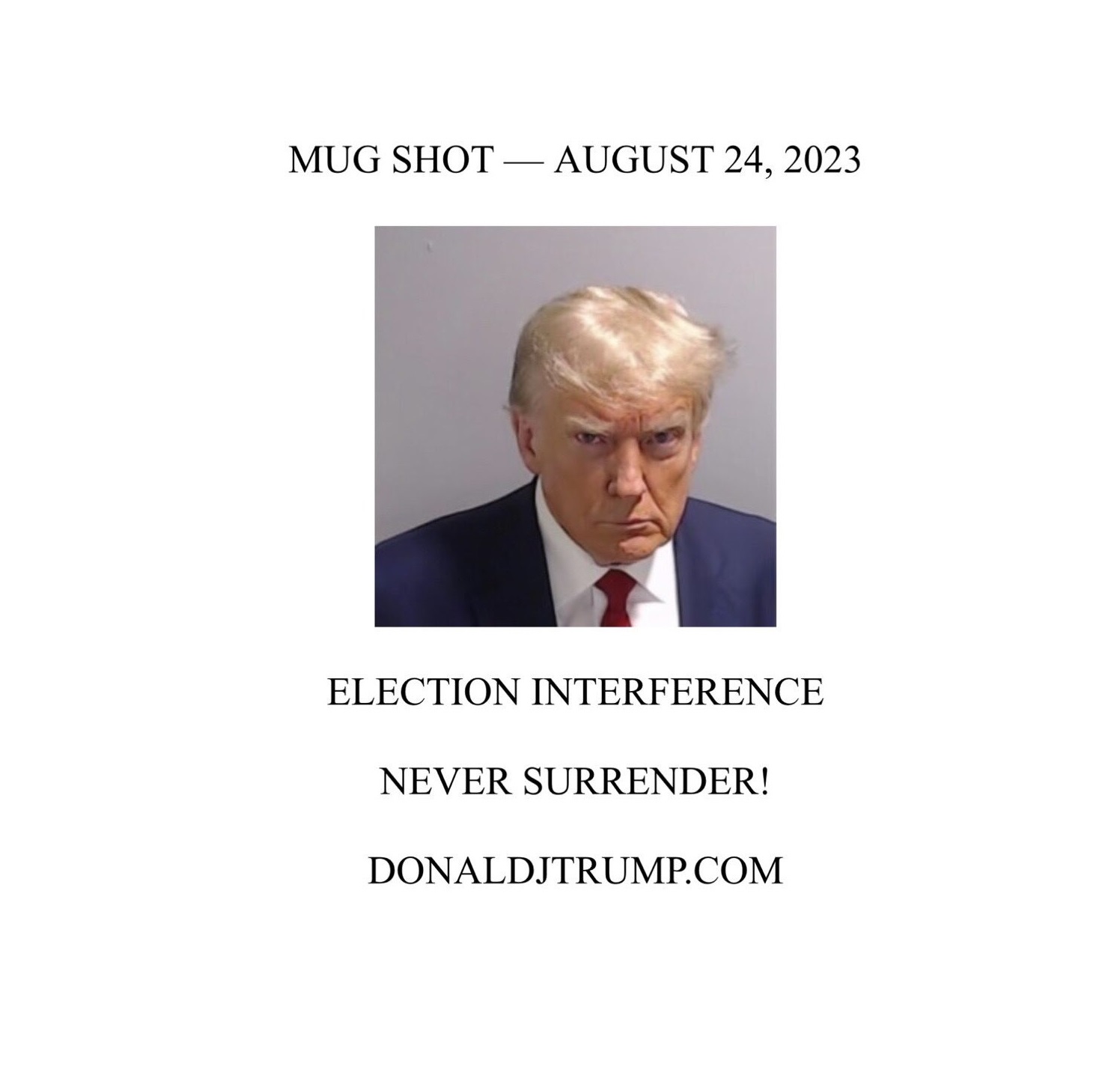 Тръмп в затвора: Историческа снимка запечата момента