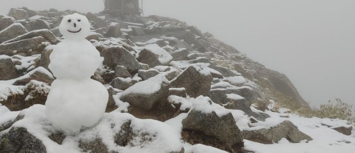 Първи снежен човек в България посред лято