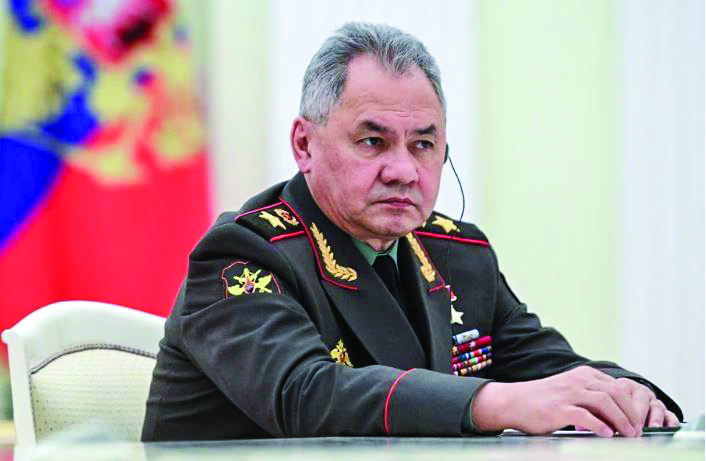 Шойгу: Руските сили активно се защитават в Украйна