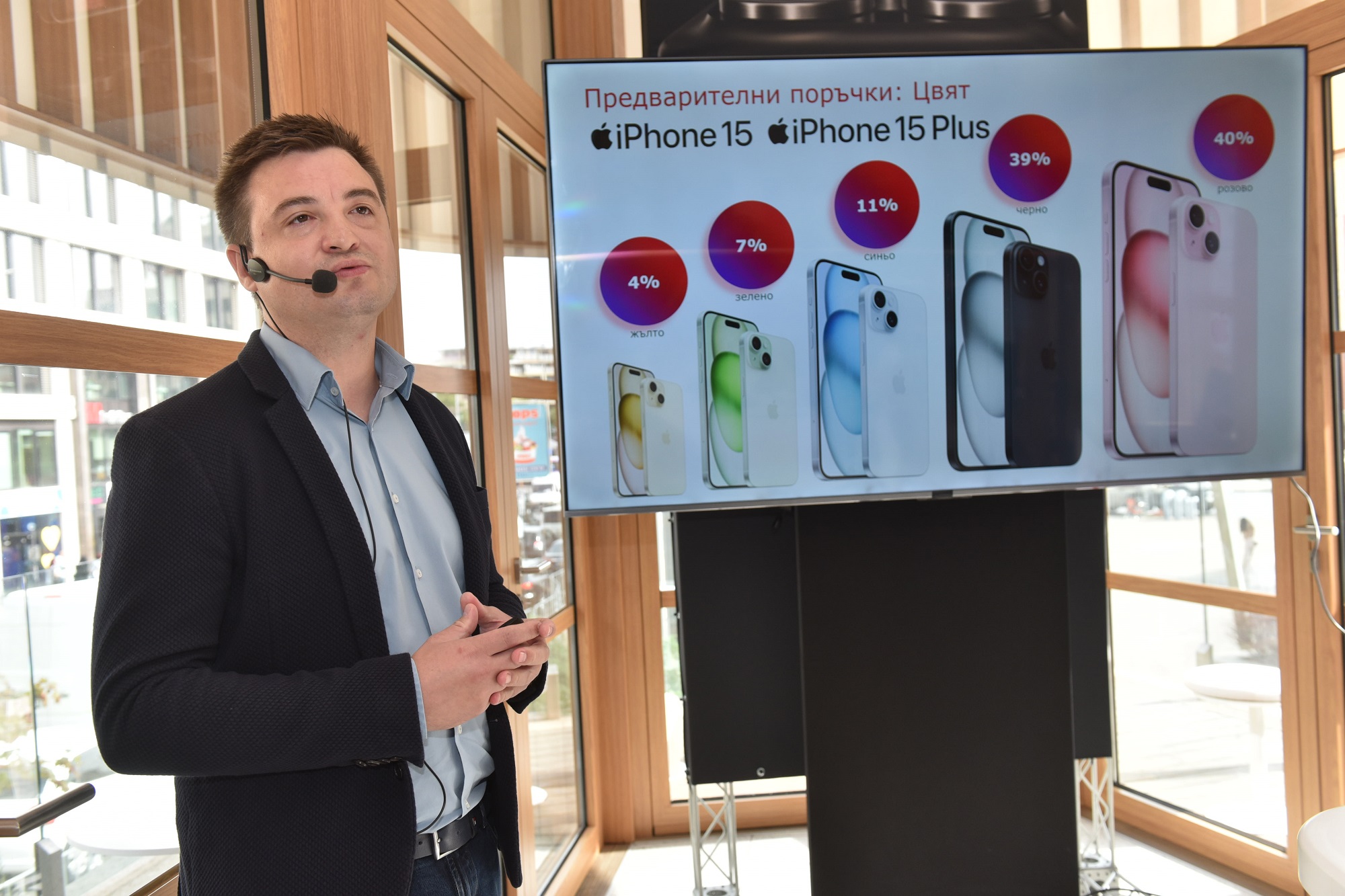 А1 отчете 31% по-голямо търсене на новите iPhone 15 спрямо предходните