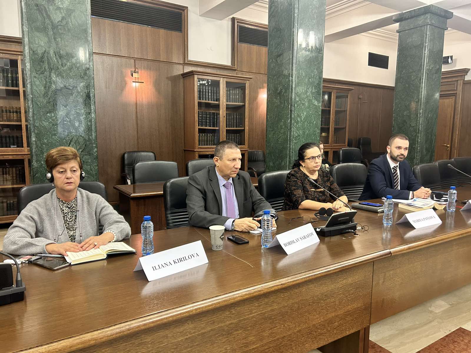 Борислав Сарафов се срещна с мониторинговата група към Комисията ЛИБЕ на ЕП