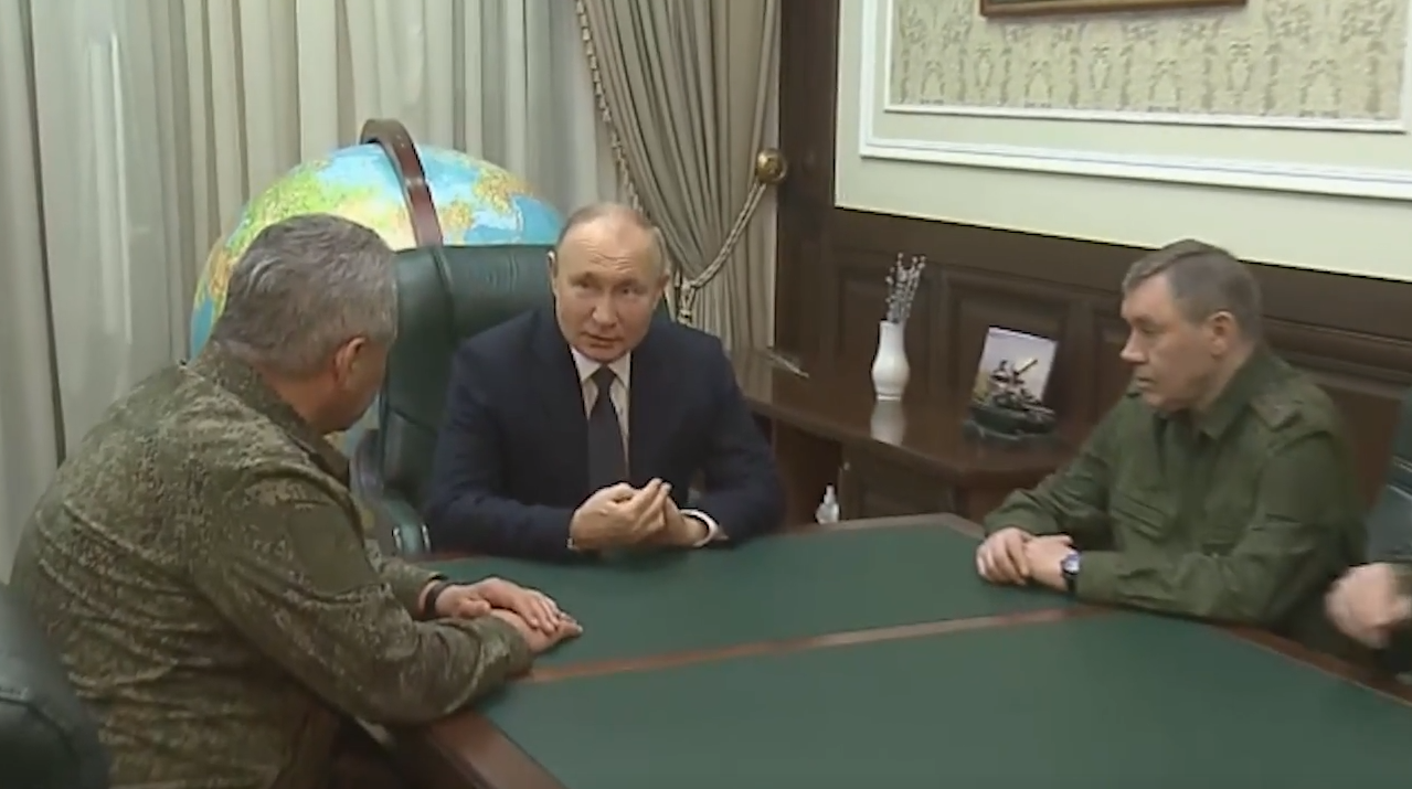 Путин посети щаба на руските войски в Ростов на Дон
