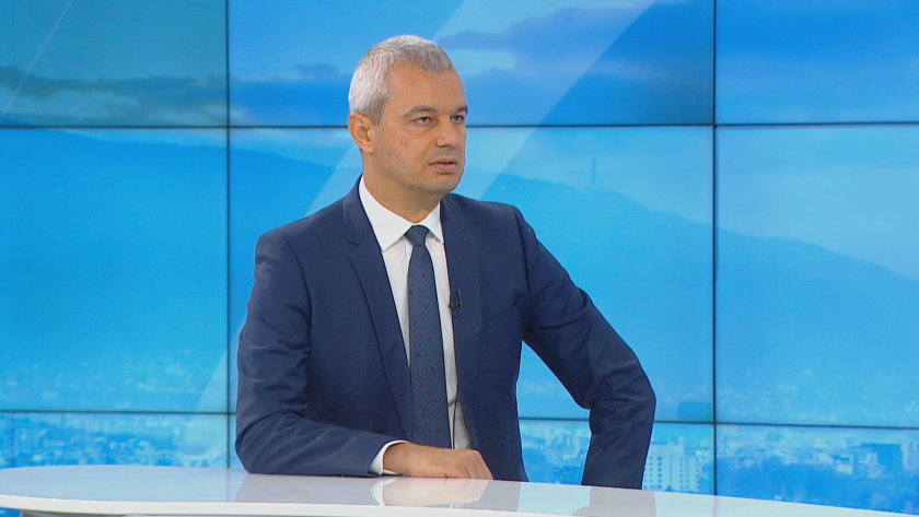 Костадинов: "Възраждане" няма да подкрепи проектобюджета за 2024 г.