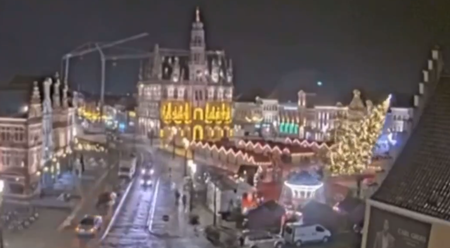 Коледна елха падна и уби жена в Белгия