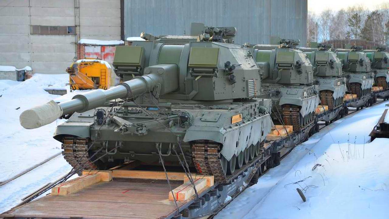Русия праща най-модерните си самоходни гаубици на фронта в Украйна
