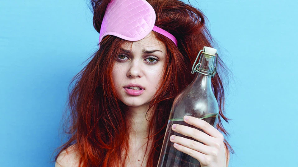 Махмурлукът минава до вечерта