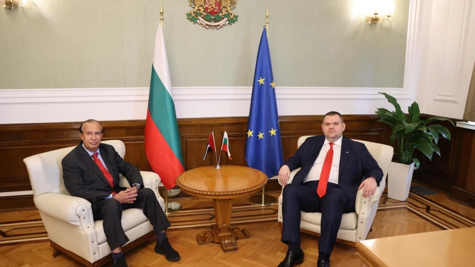 Делян Пеевски проведе среща с извънредния и пълномощен посланик на Обединените арабски емирства