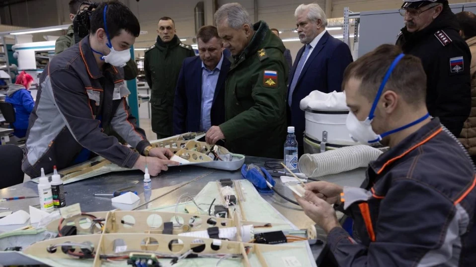 Шойгу: Русия увеличава производството на военни дронове