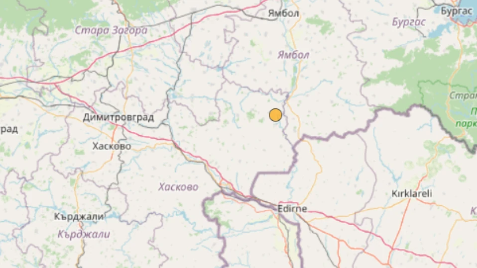 Земетресение разлюля Тополовград