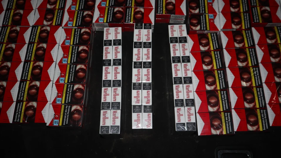 Задържаха над 82 000 къса цигари на Дунав мост 2