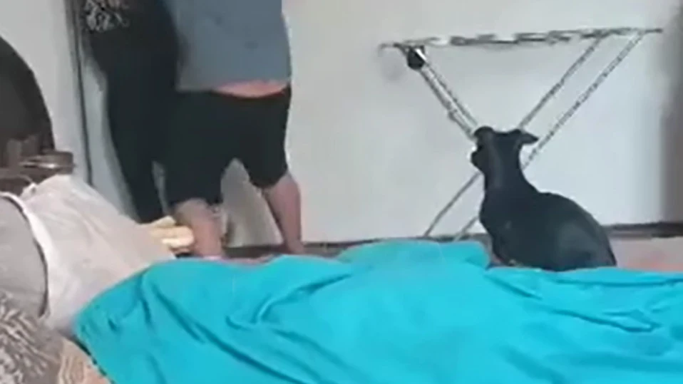 Съпруг блъска главата на жена си в стената (обзор)