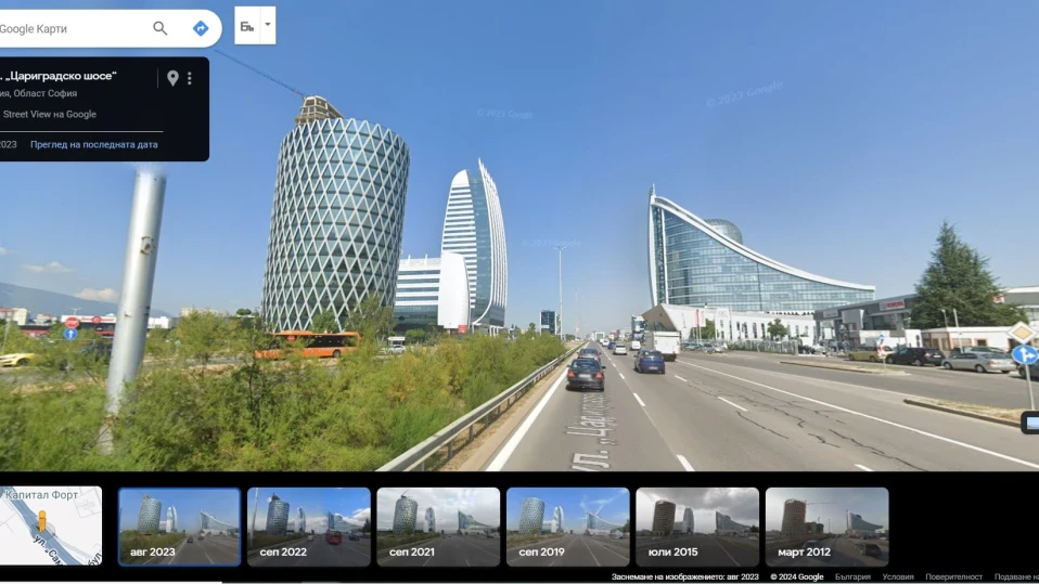Колите на Google Street View отново са в България