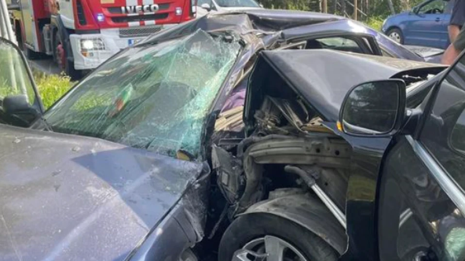 Шофьорът на НСО, причинил катастрофа - с предишни нарушения за скорост