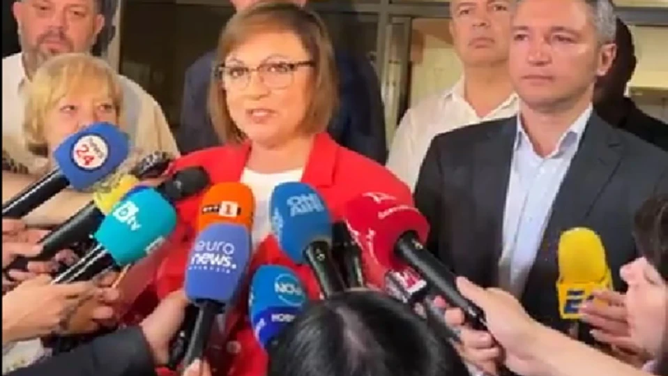 Корнелия Нинова: Притеснени сме от ниската избирателна активност