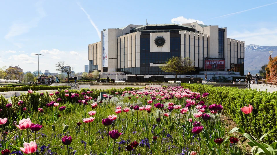 12-годишни деца са драскали по фасадата на НДК