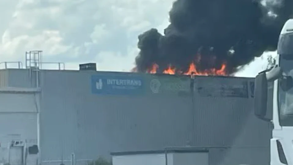 Пожар в товарната зона на летището в Брюксел