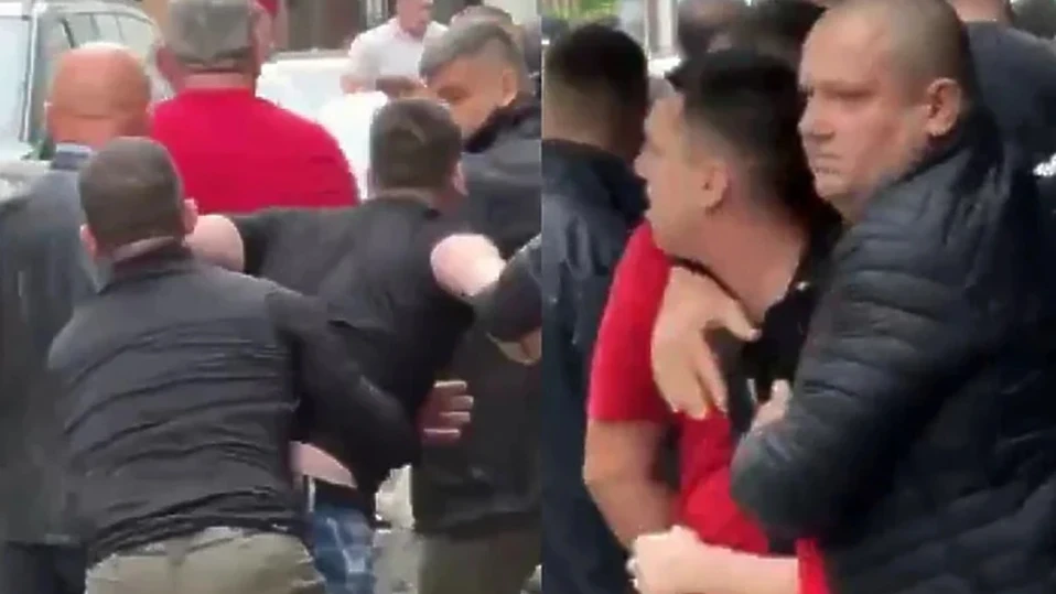 Синът на сръбския президент за малко не се сби с английски ултраси