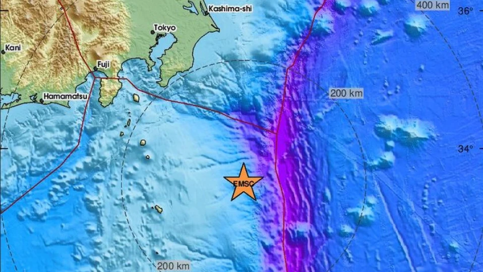 Силно земетресение край бреговете на Фукушима