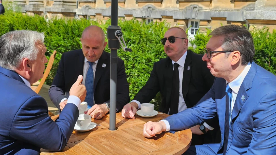 Вучич на кафе с Орбан, Радев, Алиев и Рама: Нямаше да сме ние, ако не нарушим поне едно правило