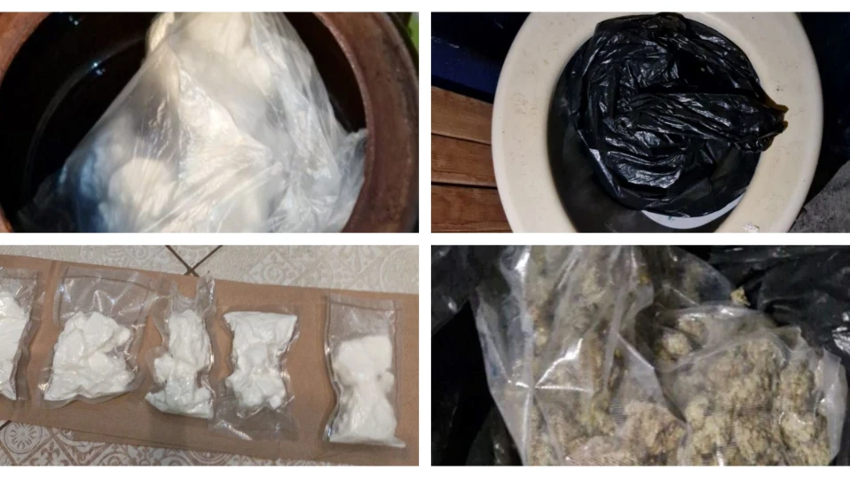 Хванаха дилър, продал на клиент в такси, намериха в дома му канабис в тоалетна чиния и амфетамин в гювече (СНИМКИ)