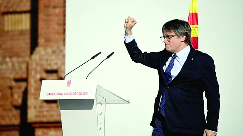 Пучдемон се върна в Испания и отново изчезна