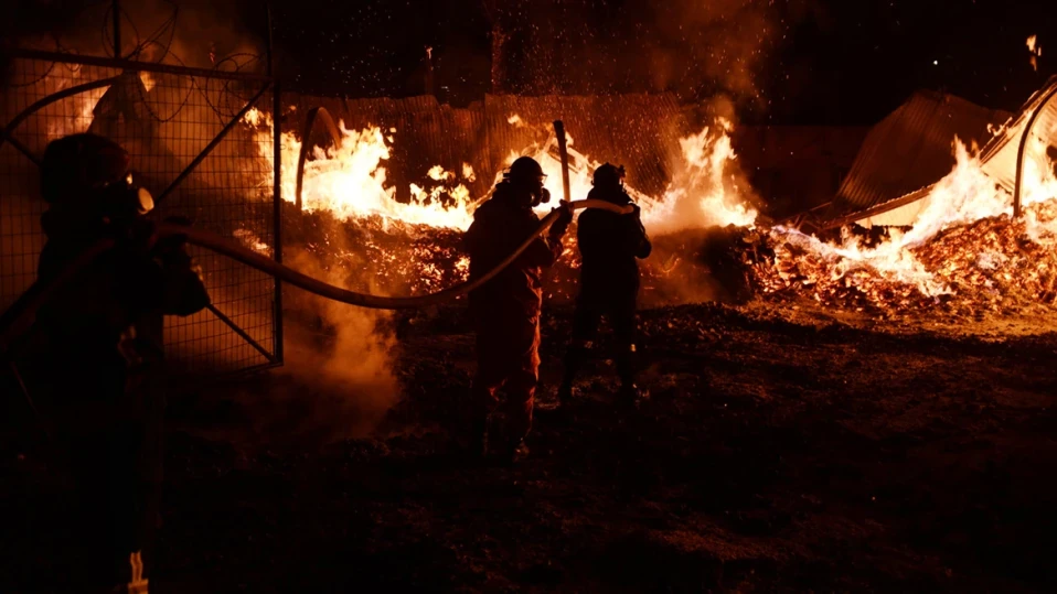 Първа жертва на пожара в Атика