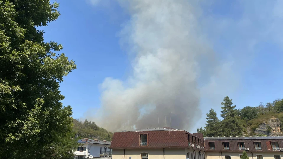 Пожар над плевенския парк „Кайлъка“