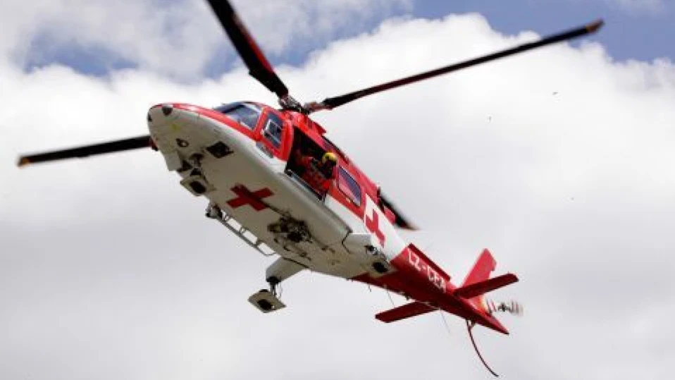 Медицинският хеликоптер е оказал помощ на пострадала жена с политрвма на главата в Пирин