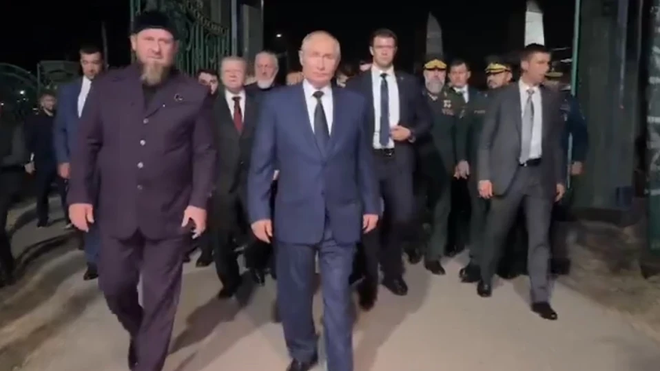 За първи път от 13 години: Владимир Путин посети Чечня (ВИДЕО)