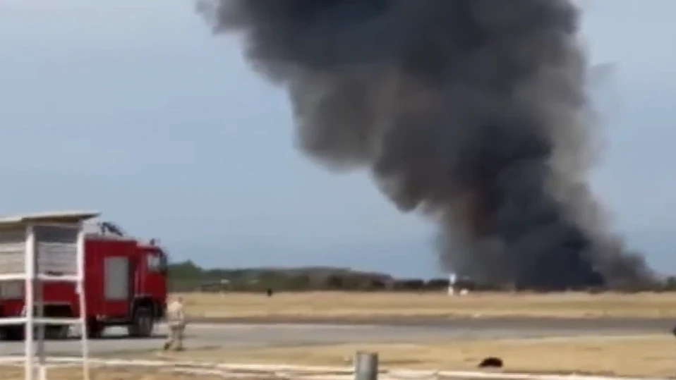Военният самолет на "Граф Игнатиево" се е разбил след сложна маневра (ВИДЕО)