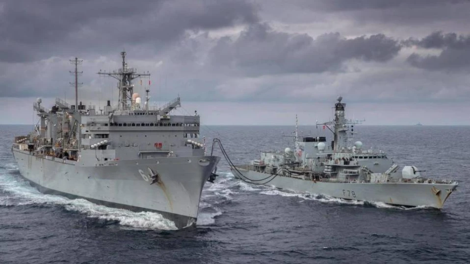 Германски военен кораб свали дрон край Ливан