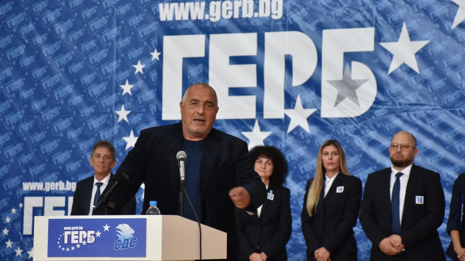 Лидерът на ГЕРБ Бойко Борисов от Видин: Никой освен нас не иска правителство (ВИДЕО)