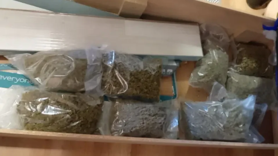 Голямо количество наркотици и оръжие откриха в частна къща край Средец