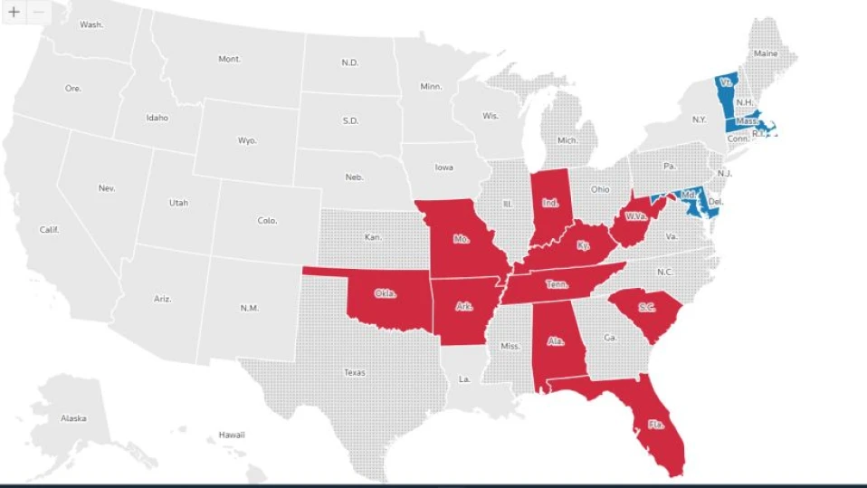 Reuters: Доналд Тръмп печели осем щата и 90 електорални гласа, Харис взима четири щата с 27 гласа