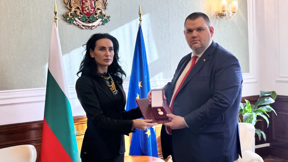 Пеевски с медал за особени заслуги към украинския народ