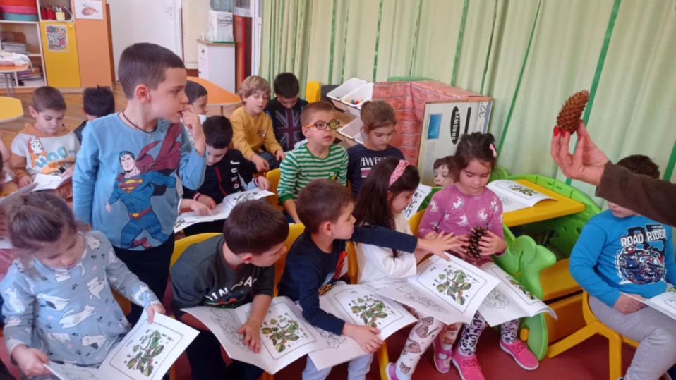 Горски уроци в ДГ "Слънце"