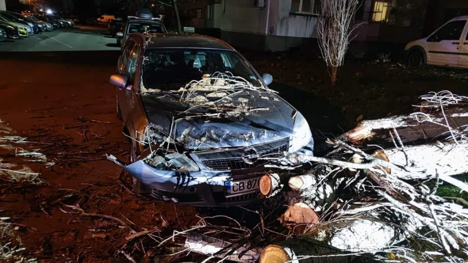 Вятър със 120 км/ч връхлетя страната, спря тока в Северозапада (СНИМКИ)