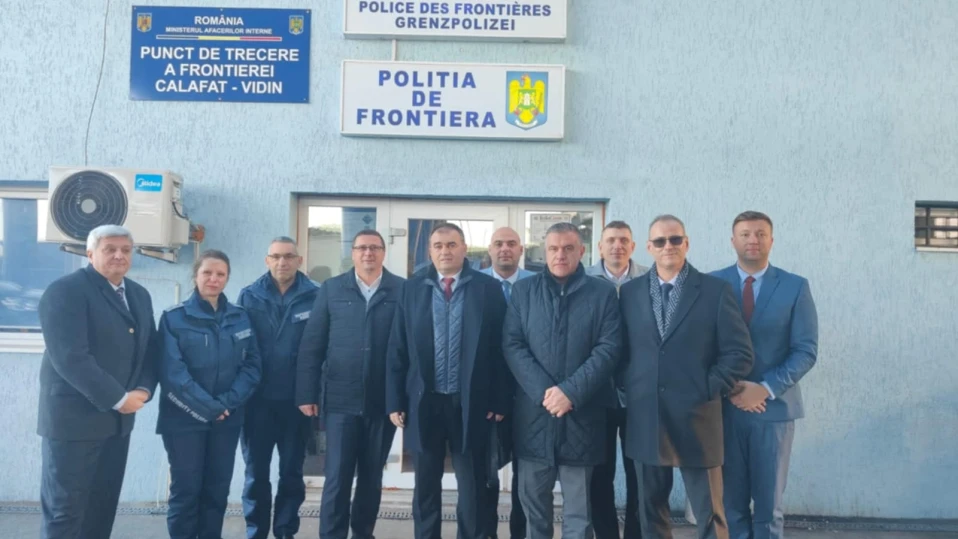 Директорът на видинската полиция участва в работен формат с румънски служители на реда от окръг Долж