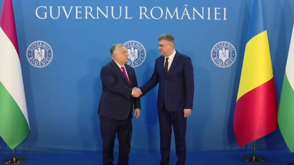 Виктор Орбан пристигна в Букурещ за среща с премиера на Румъния (ВИДЕО)