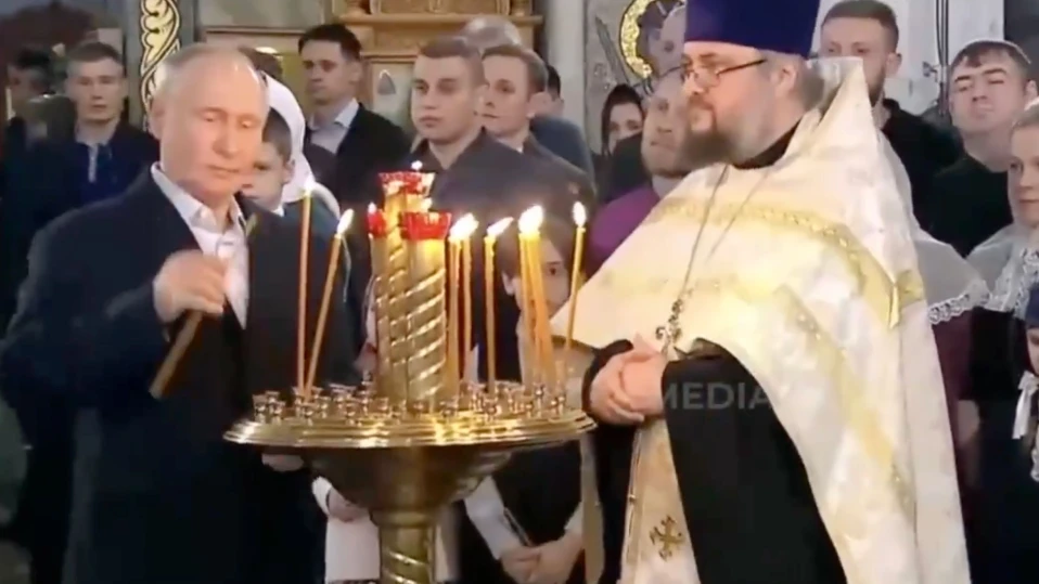 Путин в поздрав за Коледа: Църквата обединява народа и съхранява историческата памет (ВИДЕО)