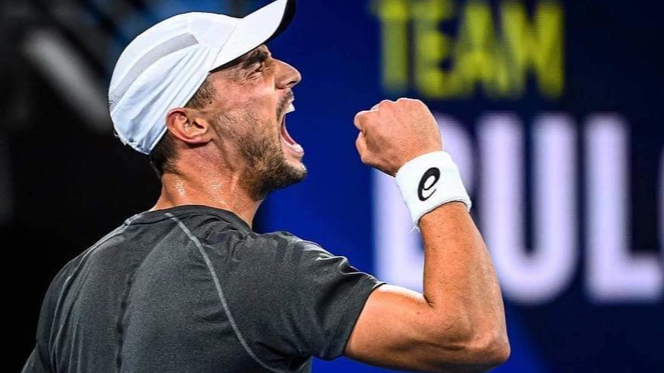 Втората ракета на България в мъжкия тенис Димитър Кузманов отпадна