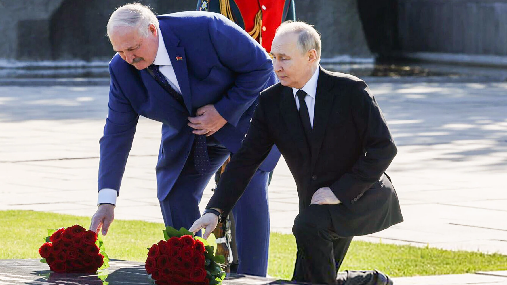 Президентите на Русия и на Беларус Владимир Путин и Александър