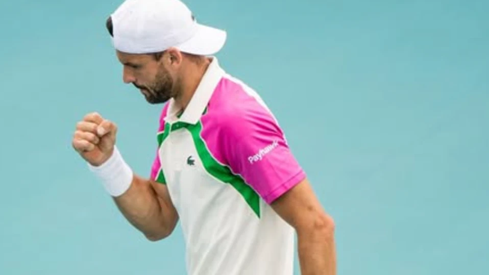 Григор Димитров ще играе днес на осминафиналите на турнира на