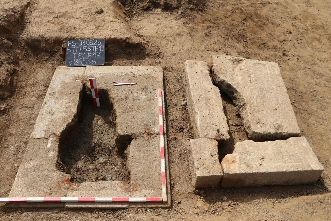 На Хераклея Синтика Археолозите които правят спасителни разкопки на Хераклея Синтика